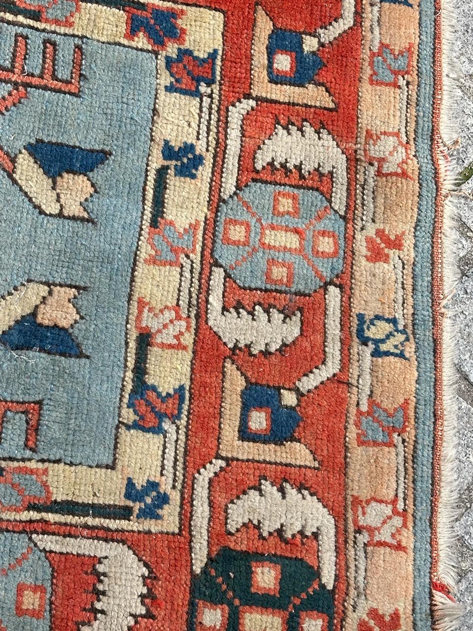 Hübscher türkischer Vintage-Teppich aus Izmir (Wolle) im Angebot