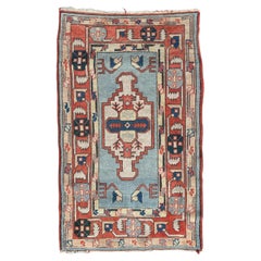Pretty vintage Izmir Turkish rug