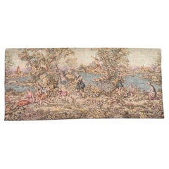 Pretty Vintage large Aubusson Style Jacquard Tapestry