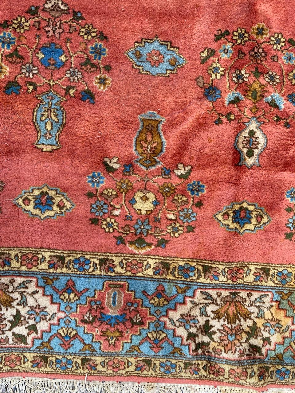 Bobyrug's Hübscher Großer Transsylvanischer Teppich im Vintage-Stil (Rumänisch) im Angebot