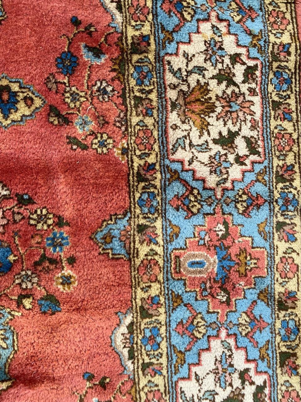 Bobyrug's Hübscher Großer Transsylvanischer Teppich im Vintage-Stil (Baumwolle) im Angebot