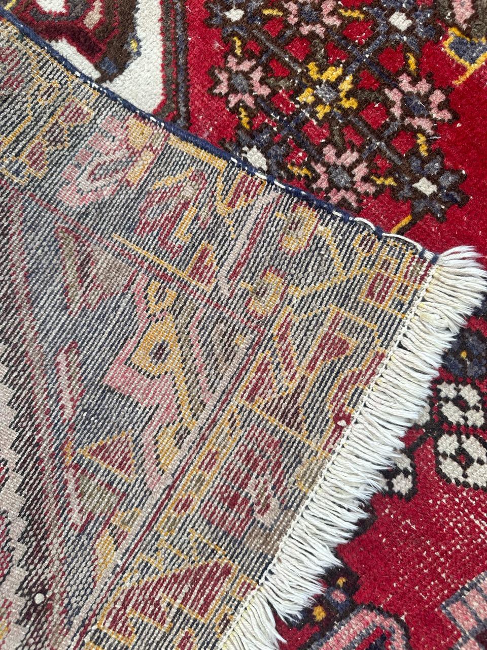 Bonita alfombra mazlaghan vintage en venta 12