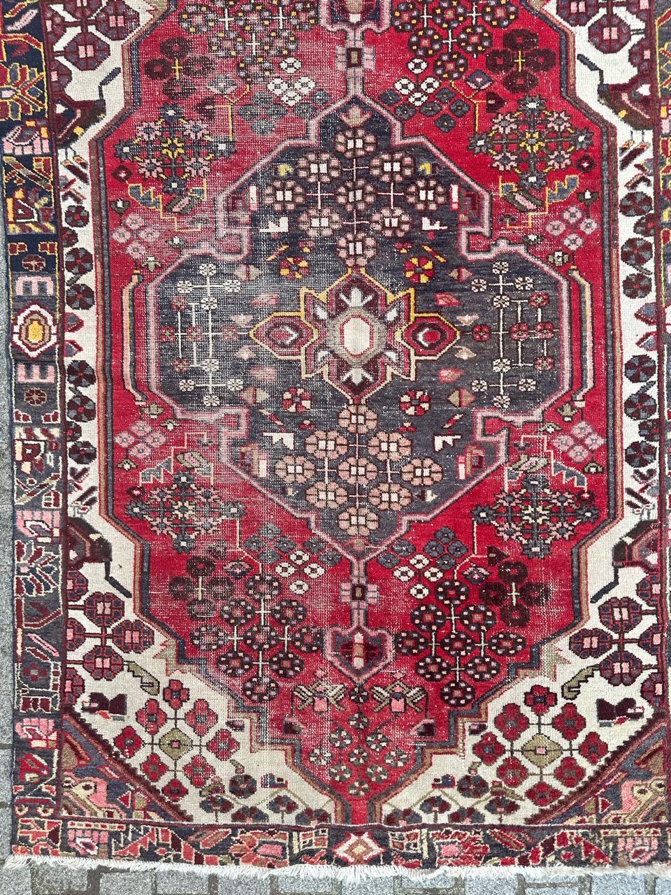 Bonita alfombra mazlaghan vintage Rústico en venta