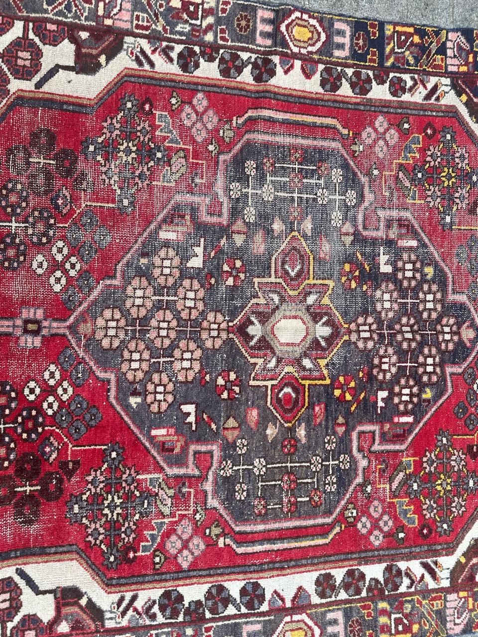 Bonita alfombra mazlaghan vintage Anudado a mano en venta