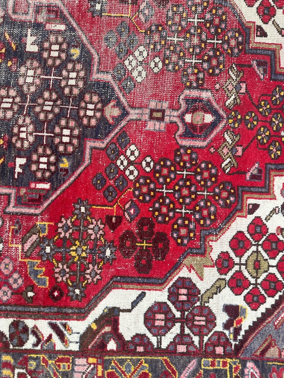 Bonita alfombra mazlaghan vintage en venta 1