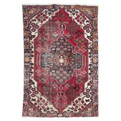 Pretty vintage mazlaghan rug 