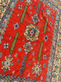 Bobyrug’s Pretty Vintage Moroccan Rabat Rug