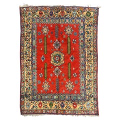 Joli tapis marocain vintage Rabat de Bobyrug