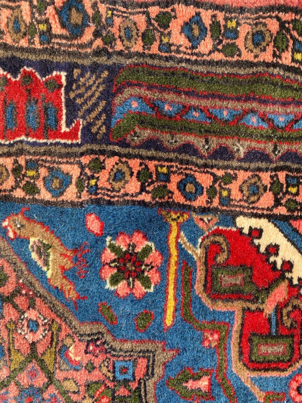 Pretty Vintage Nahavand Rug 5