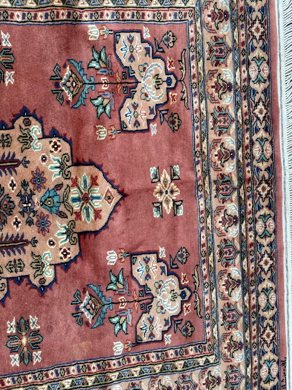 Bobyrugs hübscher pakistanischer Vintage-Teppich im Angebot 2
