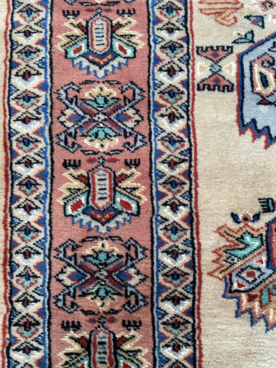 Bobyrugs hübscher pakistanischer Vintage-Teppich im Angebot 4