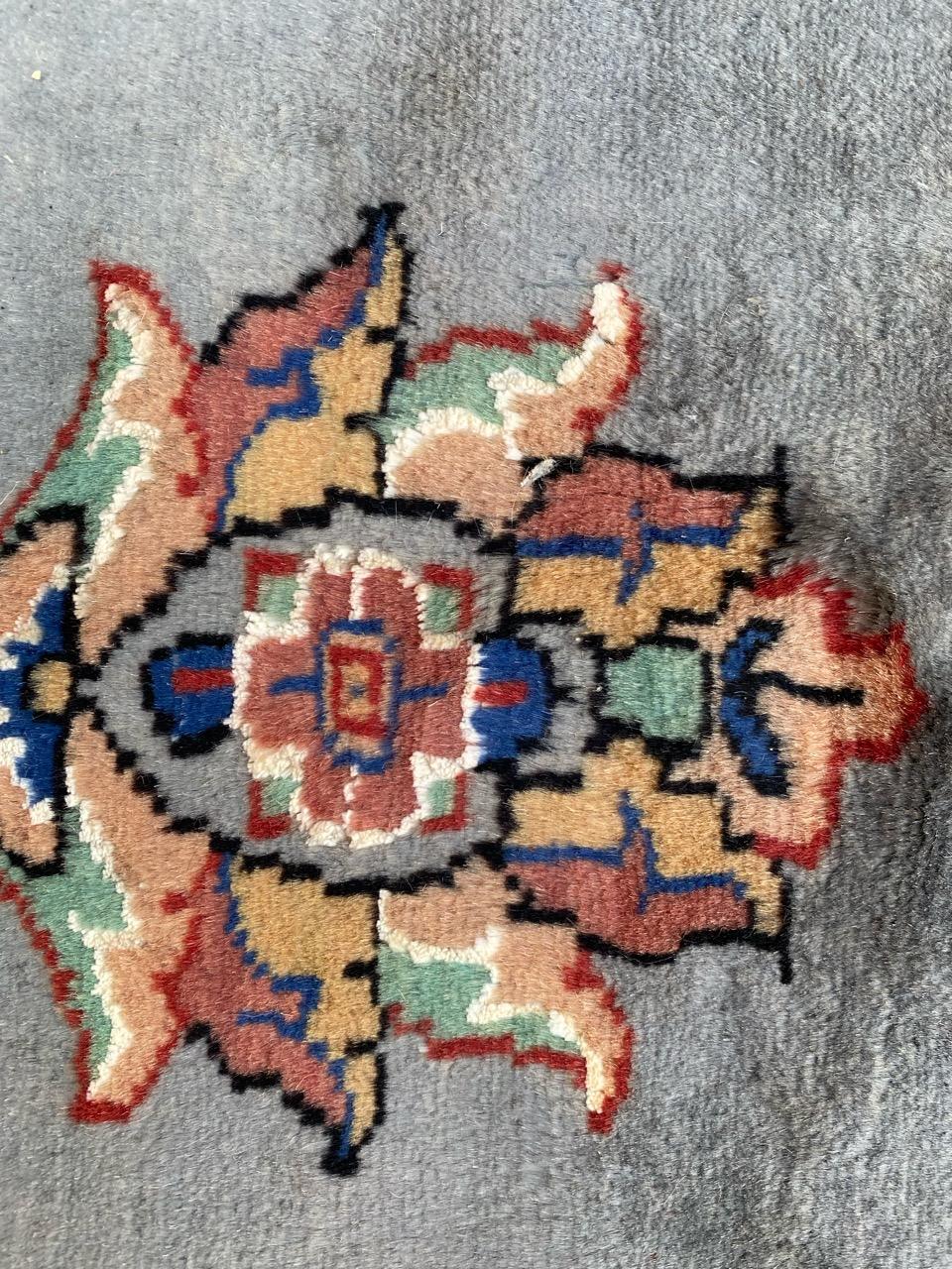 Bobyrugs hübscher pakistanischer Vintage-Teppich im Angebot 11