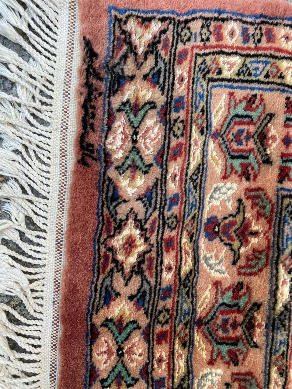 Bobyrugs hübscher pakistanischer Vintage-Teppich im Angebot 10