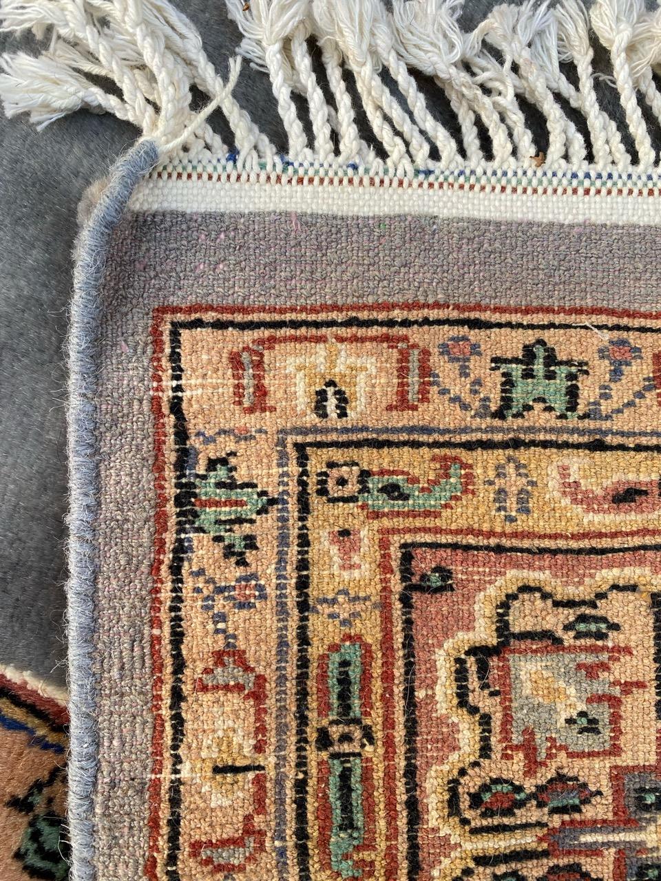 Bobyrugs hübscher pakistanischer Vintage-Teppich im Angebot 12