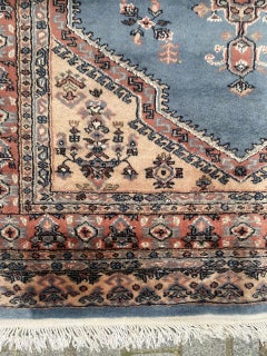 Bobyrugs hübscher pakistanischer Vintage-Teppich