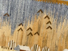 Pretty Vintage Polish Woven Tapestry by E. Oloksy