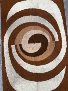 Pretty Vintage Scandinavian 70’s Rug
