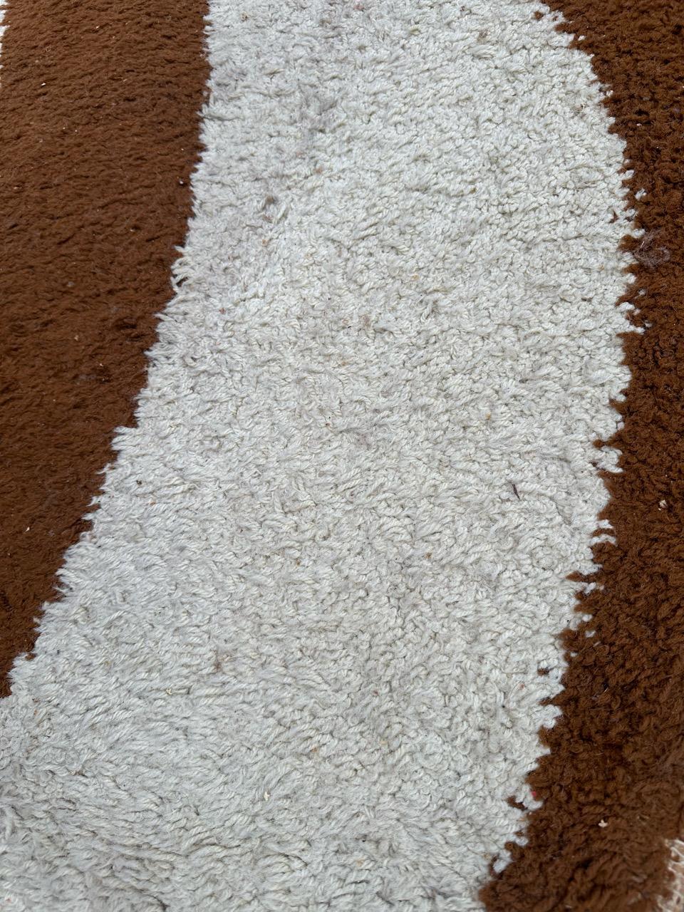 Bonita alfombra vintage escandinava de los años 70 en venta 1