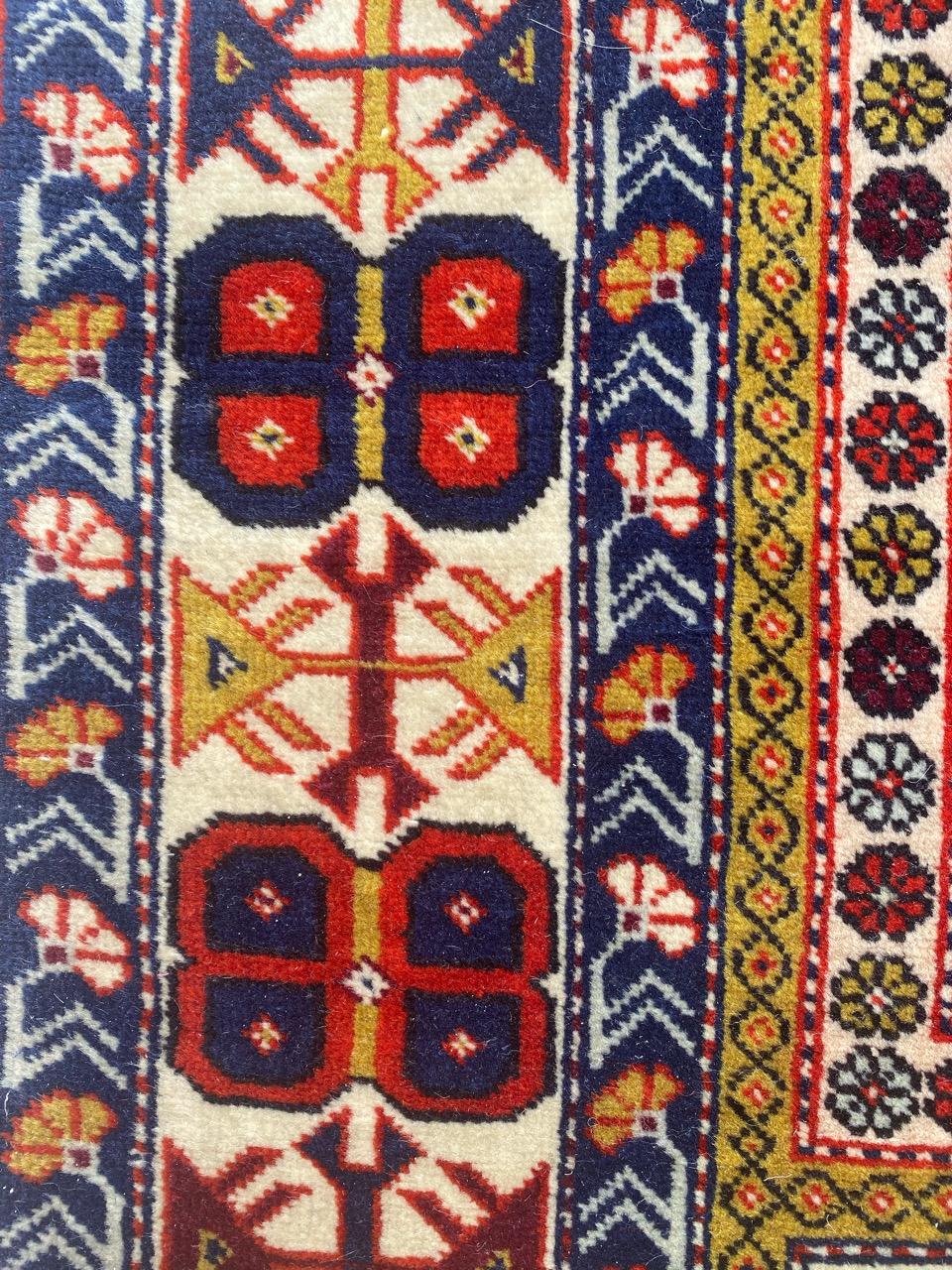 Bobyrug’s Pretty Vintage Shirwan Azerbaïdjan Rug For Sale 1