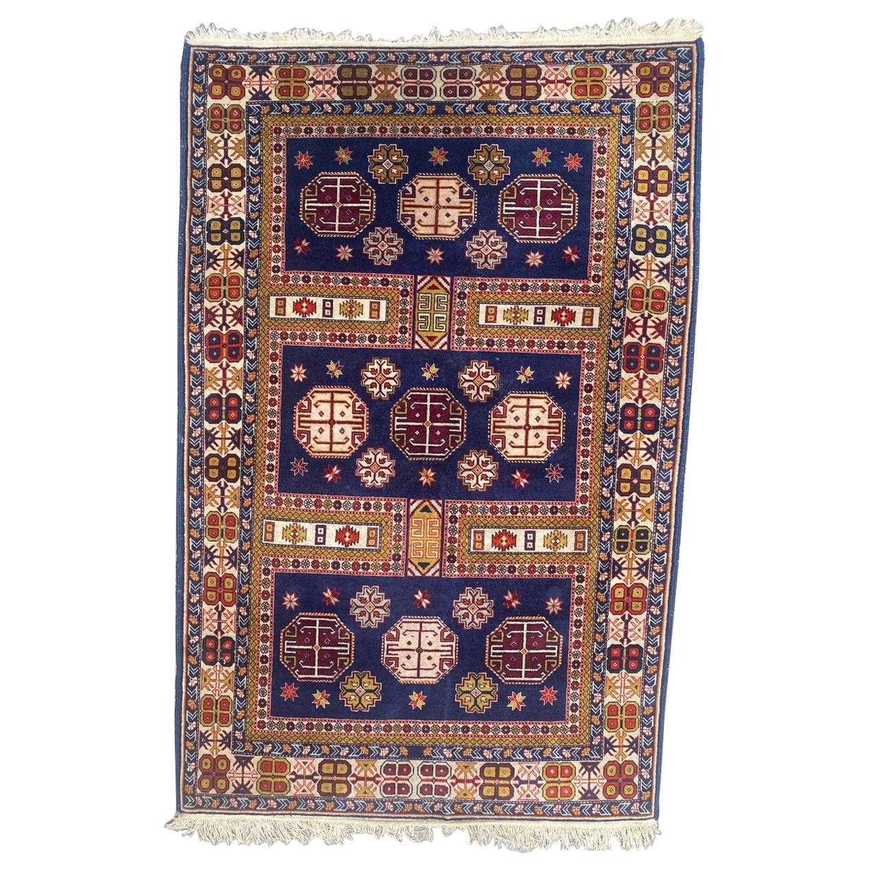 Bobyrugs hübscher Vintage-Teppich Shirwan Azerbaïdjan