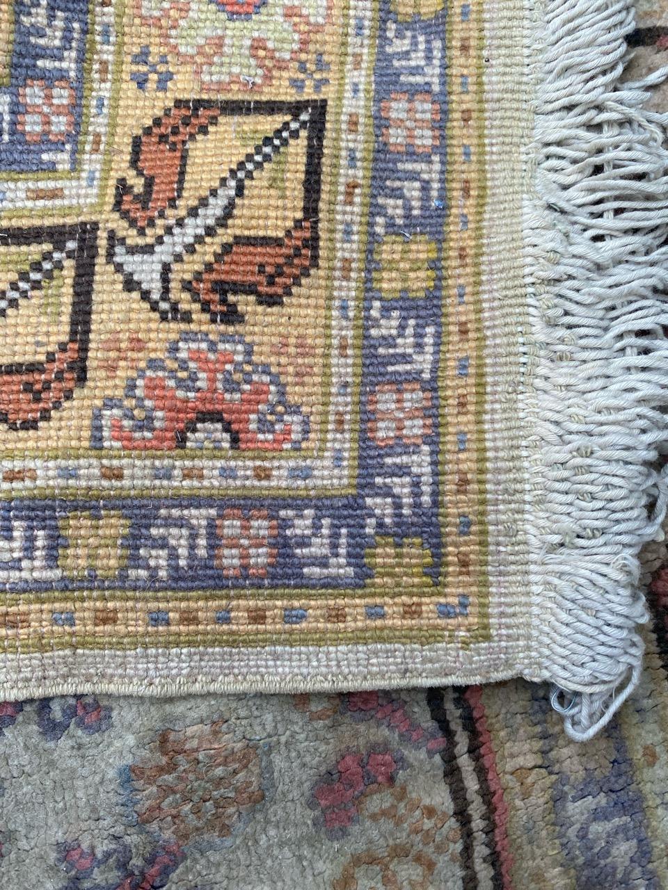 Bobyrug's Pretty Vintage Seide und Baumwolle Türkisch Kayseri Teppich im Angebot 9