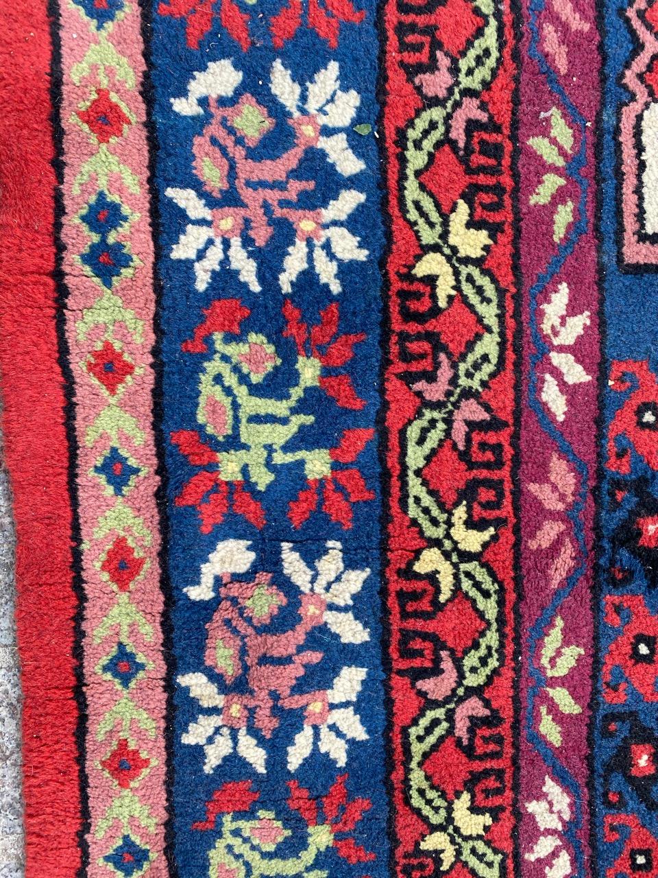 Bobyrug's Hübscher Tunesischer Vintage-Teppich im Angebot 2