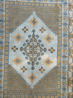Pretty vintage Tunisian rug