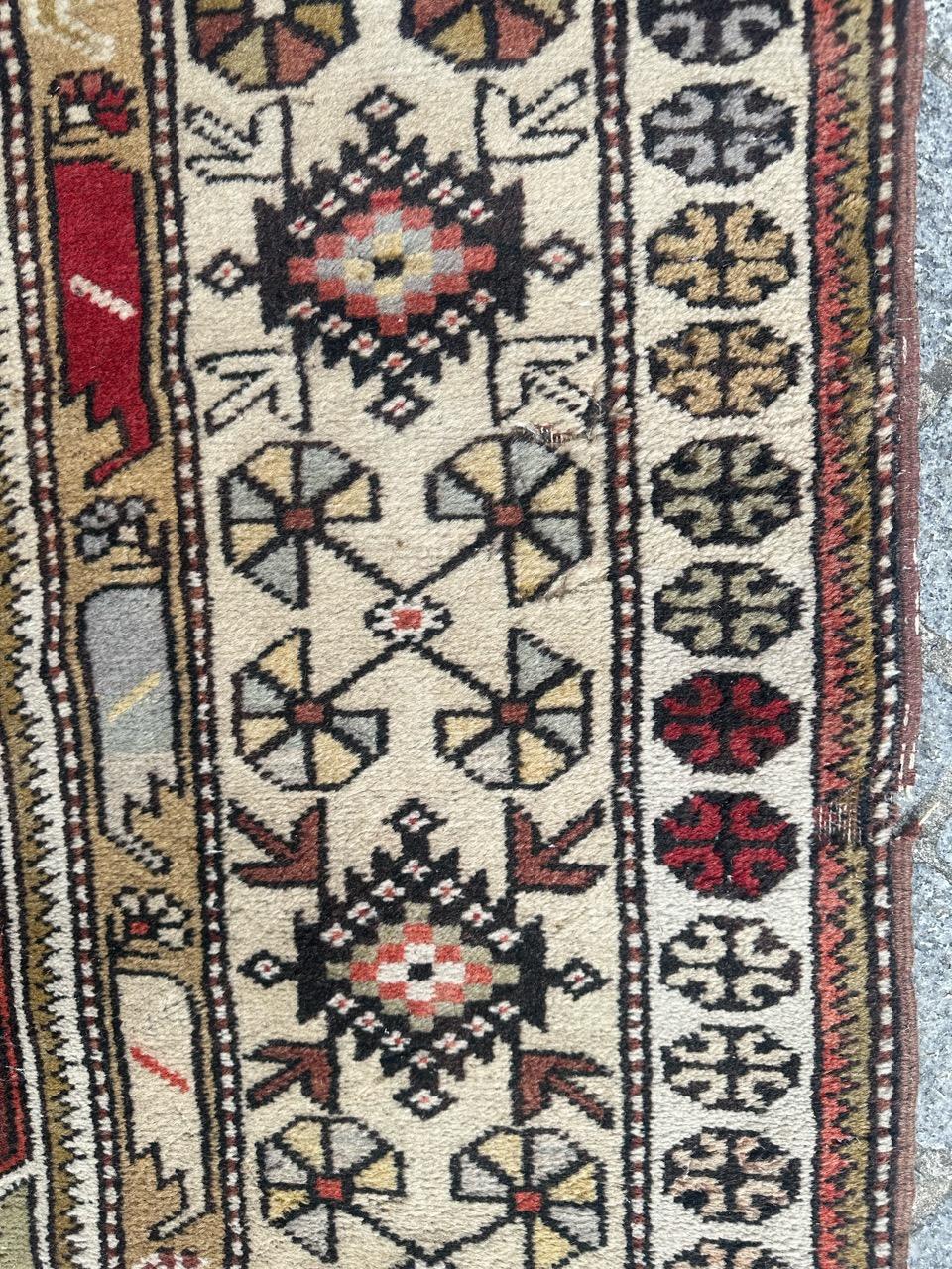 Bonita alfombra vintage turca de Anatolia Lana en venta