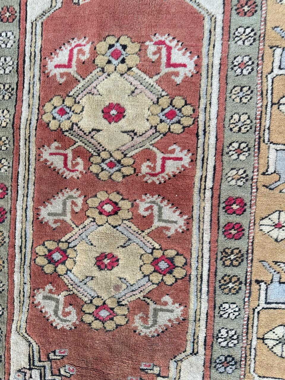 Bobyrug’s Pretty vintage Turkish Kars rug  For Sale 10