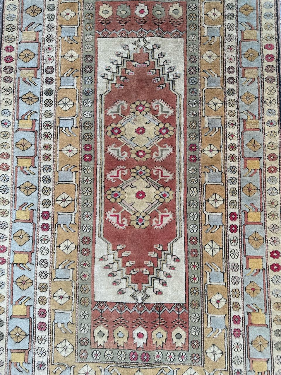 Bobyrug's Hübscher türkischer Kars-Teppich (Kasachisch) im Angebot