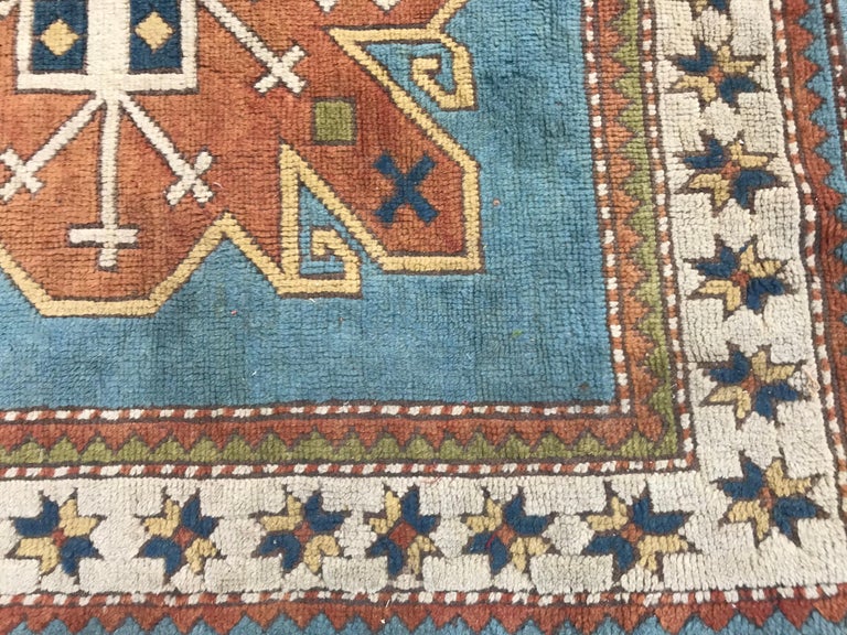Pretty Vintage Turkish Kars Rug For Sale at 1stDibs