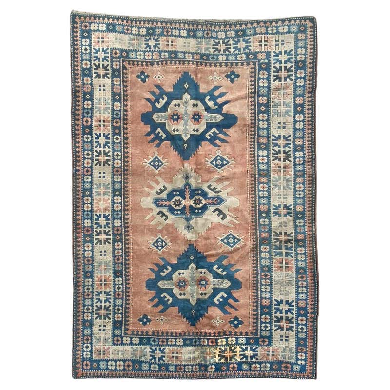 Vintage Large Turkish Kars Rug For Sale at 1stDibs