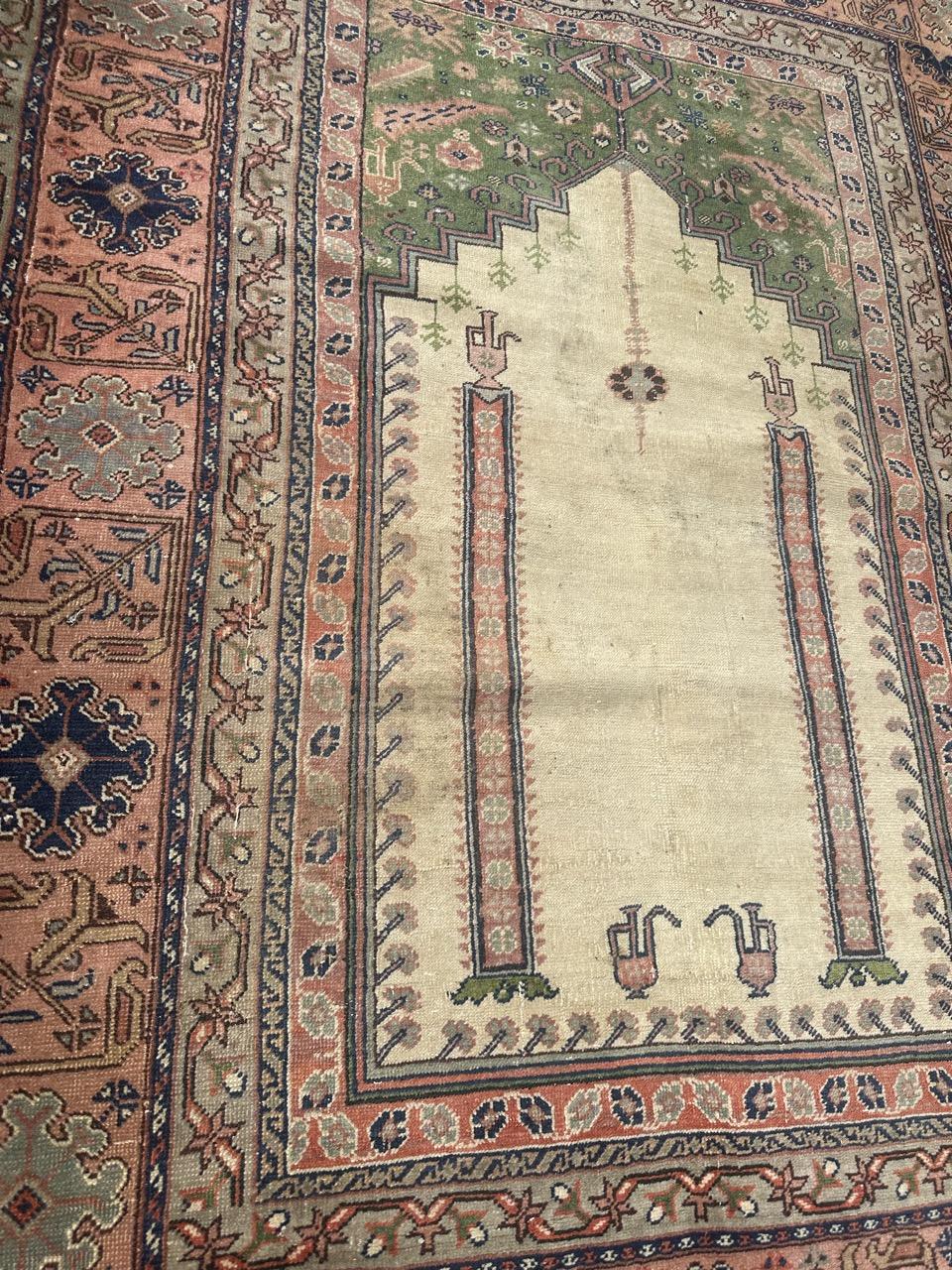 Hübscher alter türkischer Kayseri-Teppich im Angebot 4