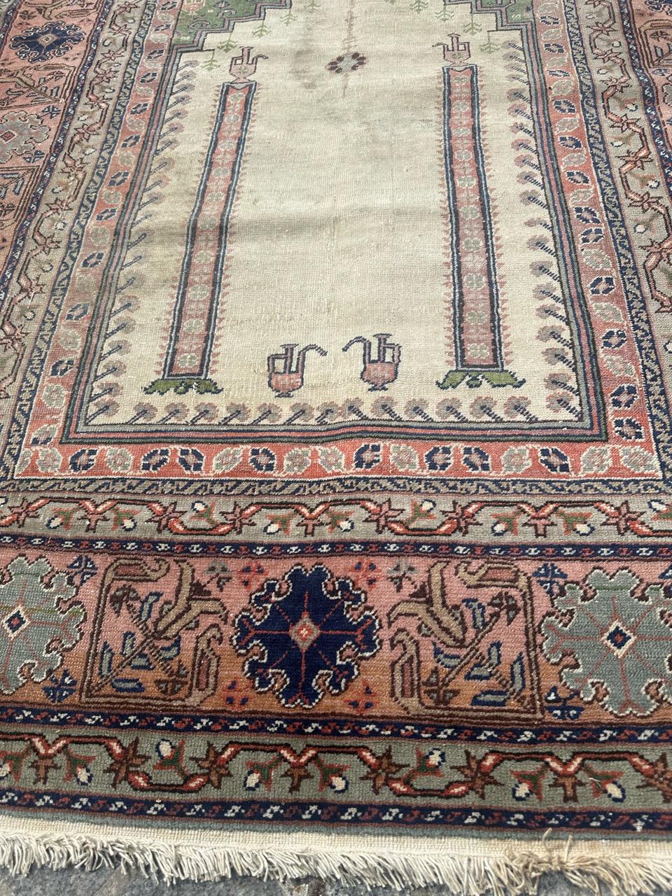 Hübscher alter türkischer Kayseri-Teppich im Angebot 7
