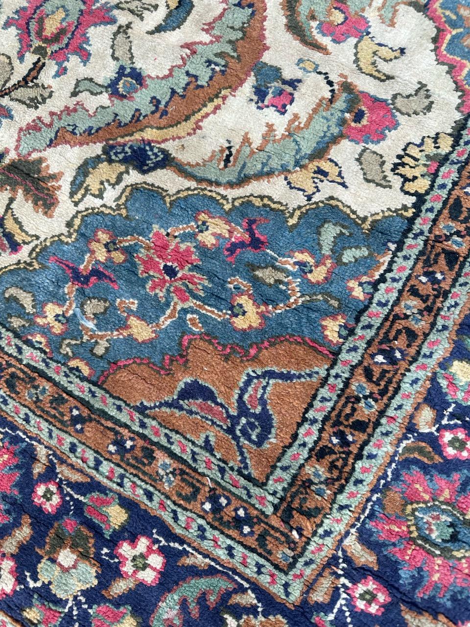 Bobyrug’s Pretty vintage Turkish Kayseri silk rug  For Sale 8