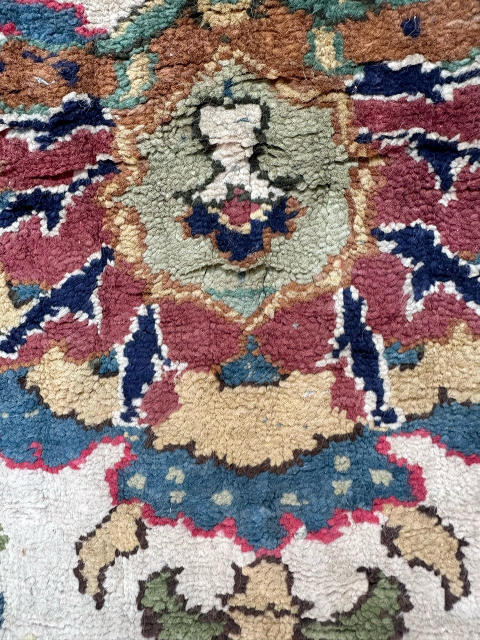 Bobyrug’s Pretty vintage Turkish Kayseri silk rug  For Sale 11