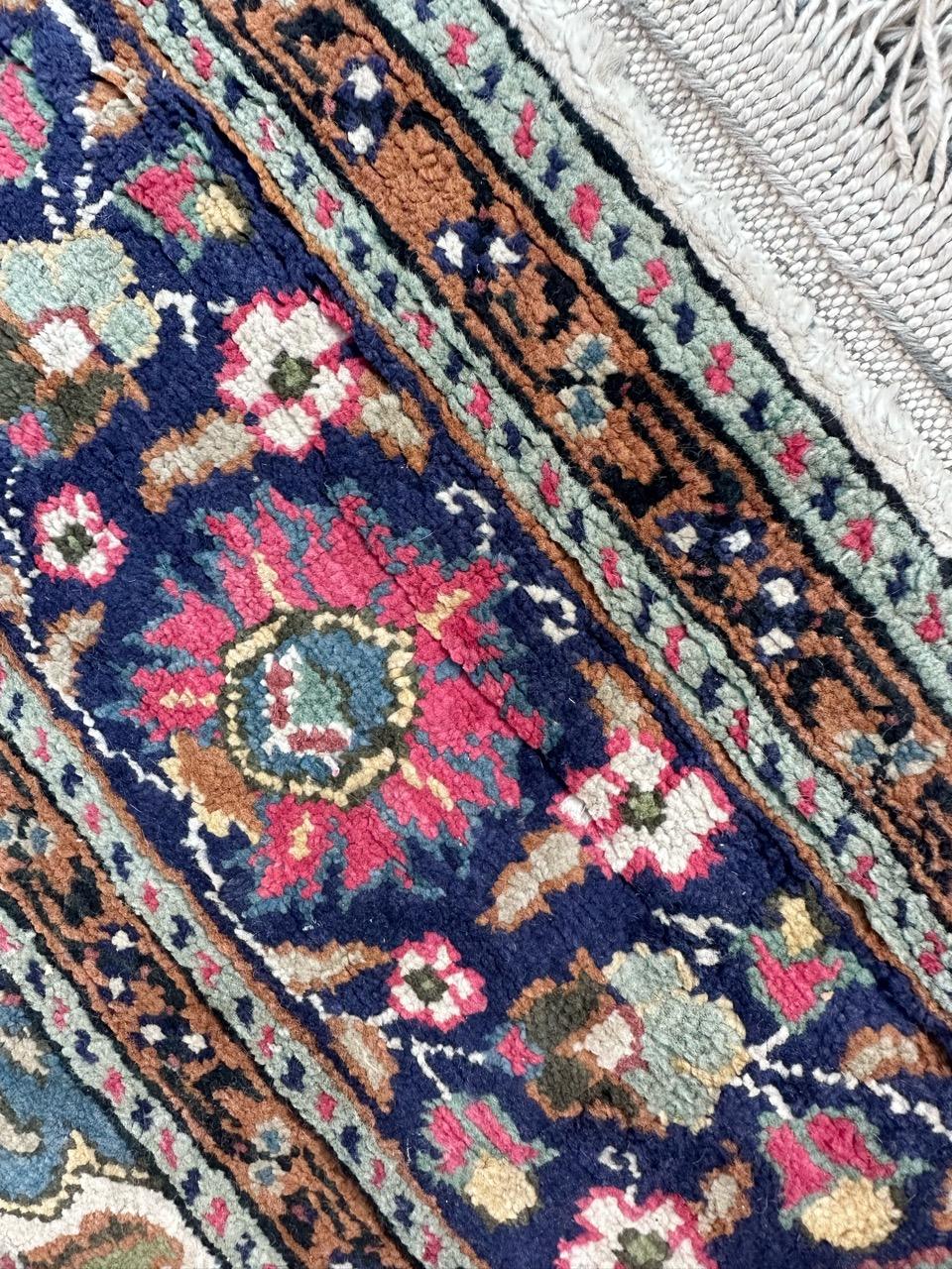 Bobyrug’s Pretty vintage Turkish Kayseri silk rug  For Sale 12