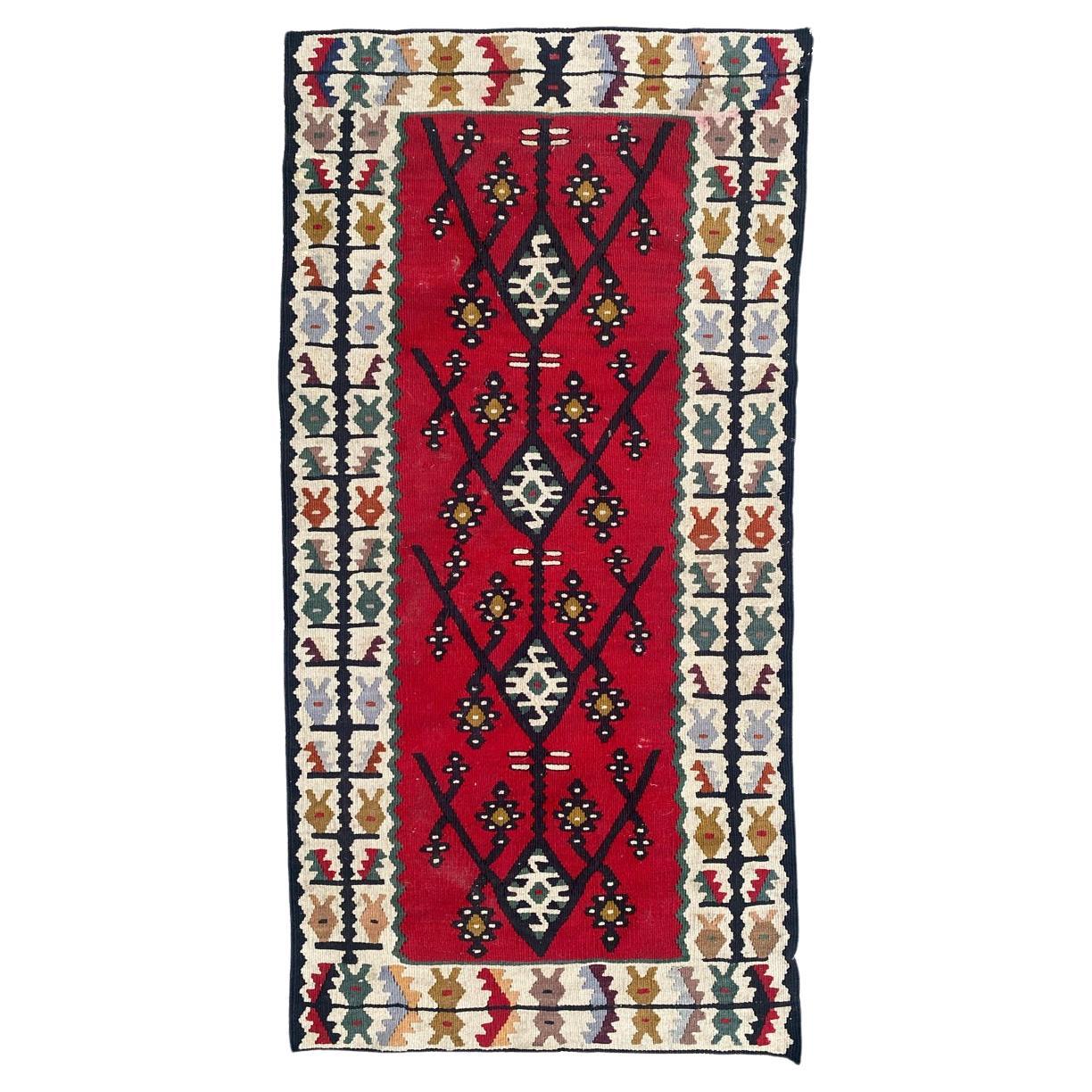 Bobyrug’s Pretty Vintage Turkish Kilim