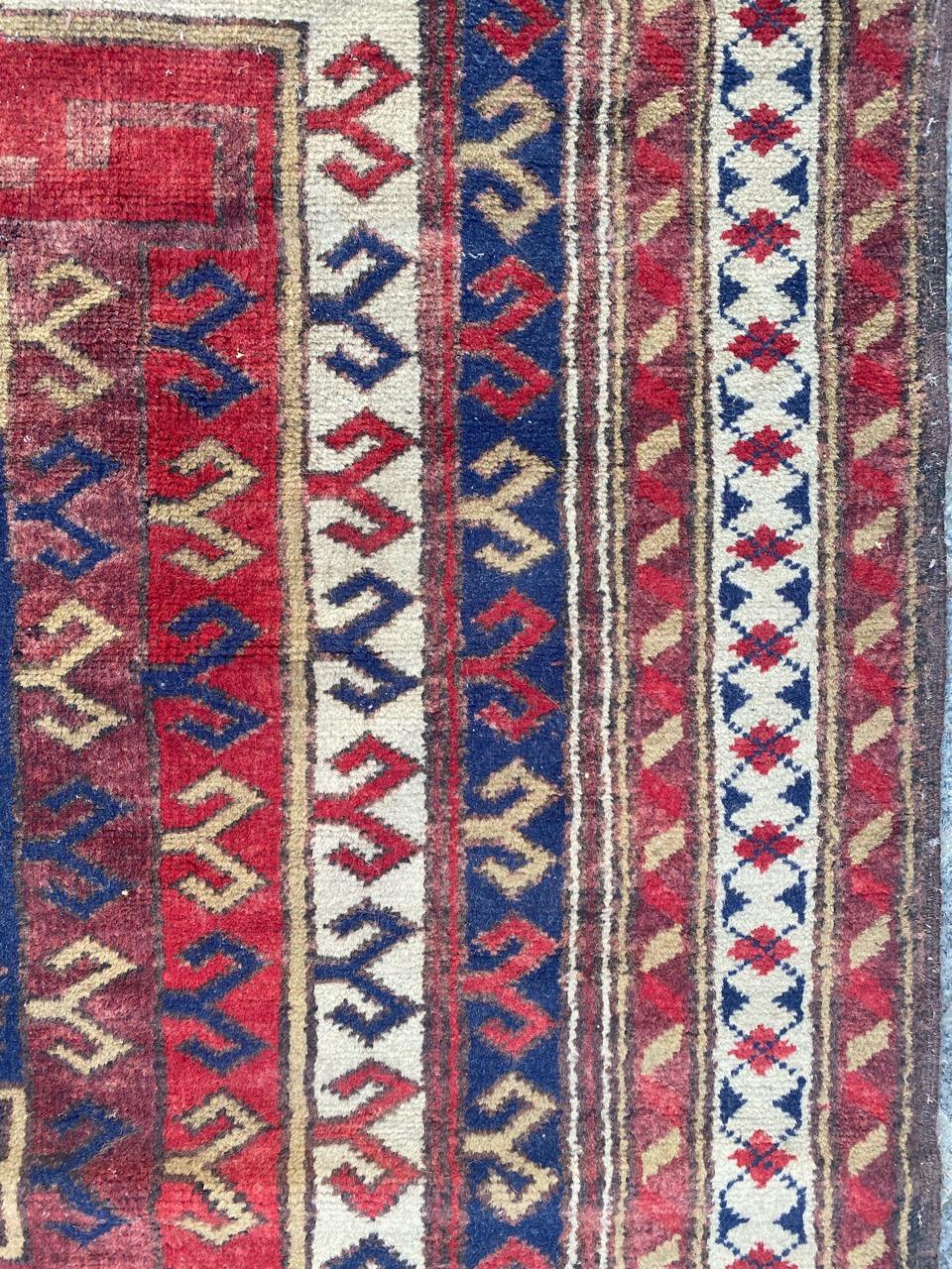 Bobyrug’s Pretty Vintage Turkish Rug For Sale 5