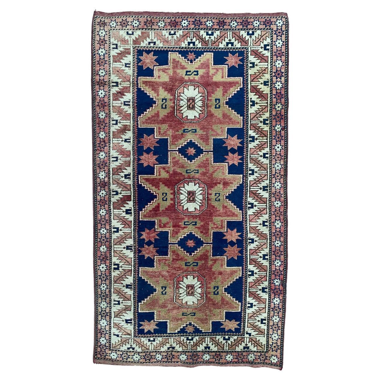 Bobyrug’s Pretty Vintage Turkish Rug