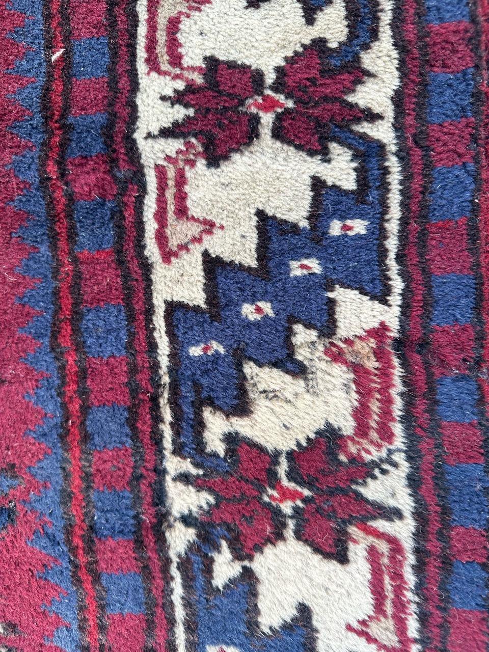 Hübscher türkischer Vintage-Teppich Kazak-Design im Angebot 1