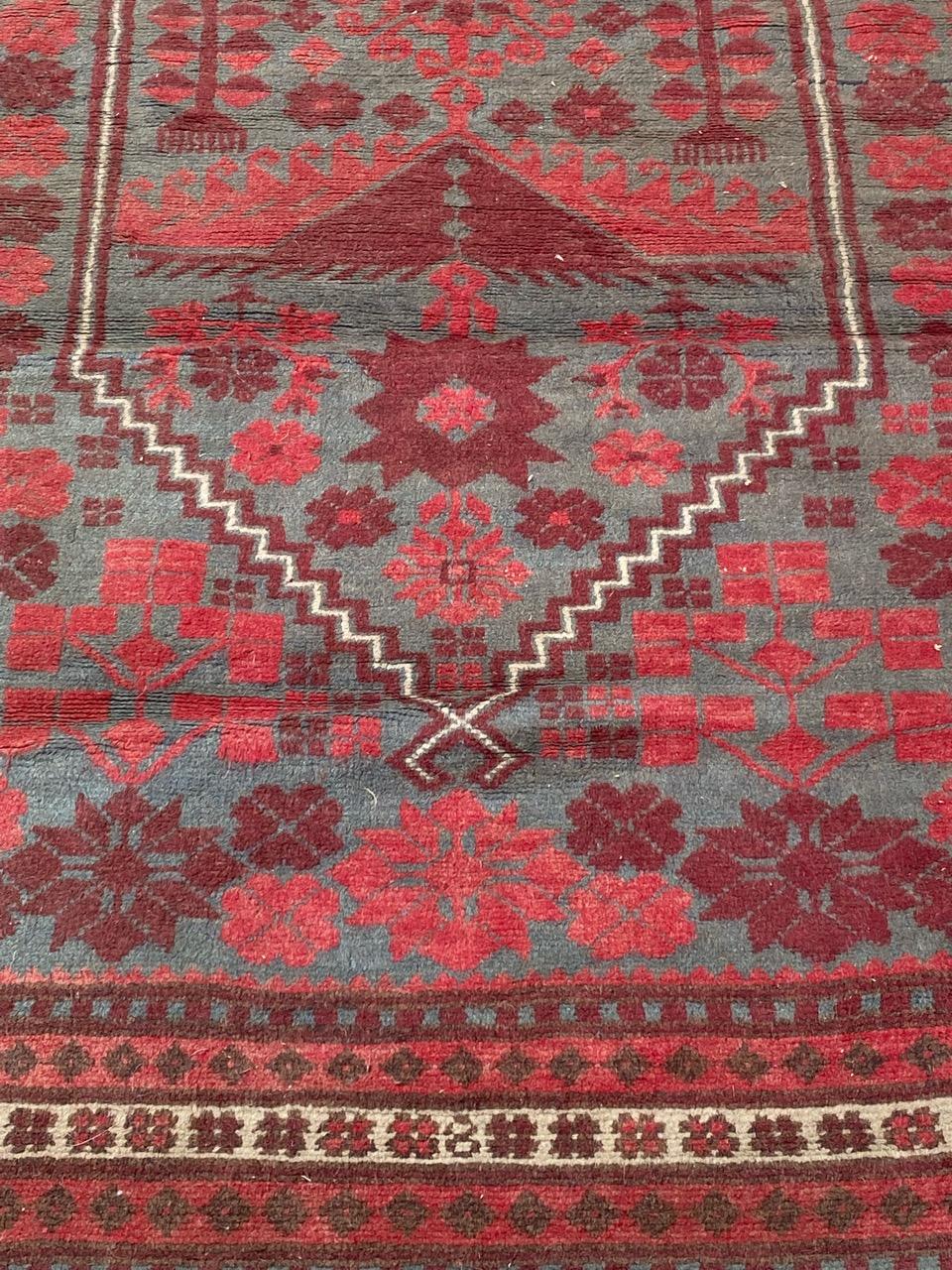 Bobyrug’s Pretty Vintage Turkish Yagcibedir Rug For Sale 4