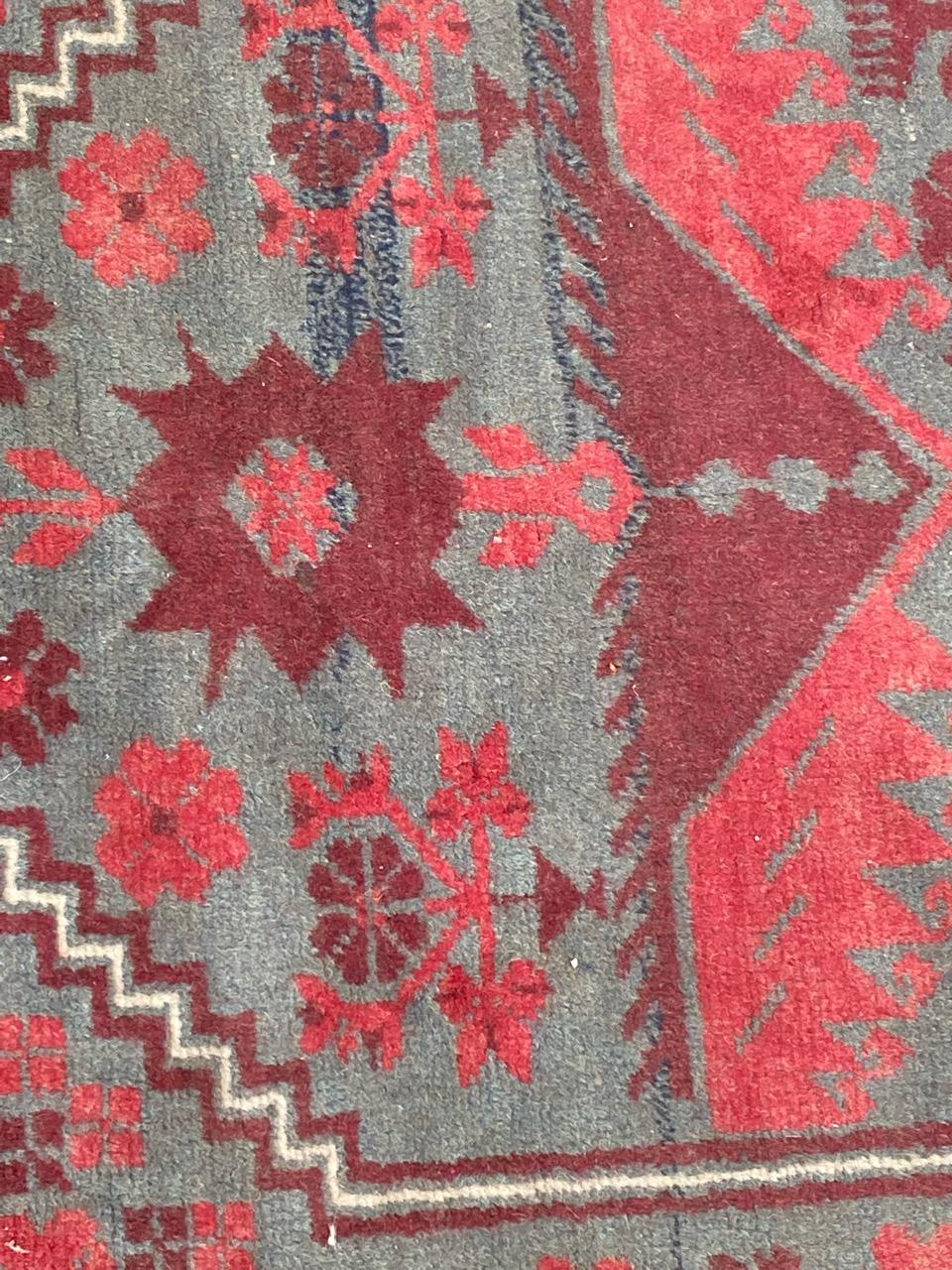 Bobyrugs hübscher türkischer Yagcibedir-Teppich im Vintage-Stil (Wolle) im Angebot