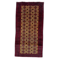 Grazioso tappeto vintage Turkmen Baluch