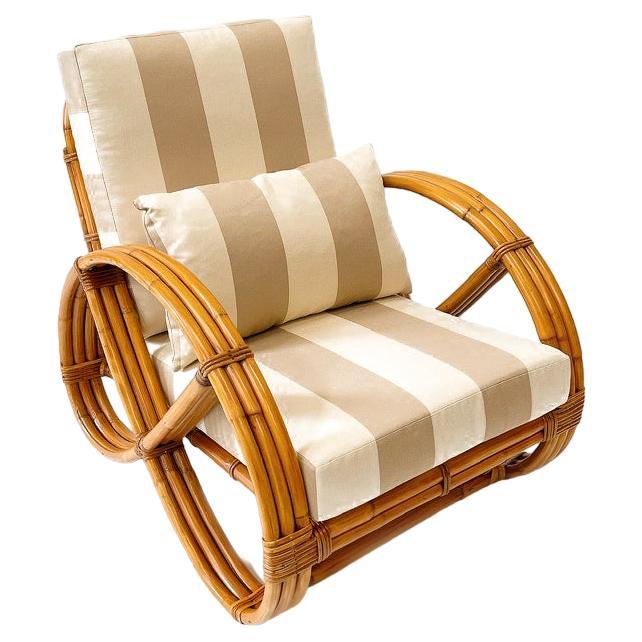 Pretzel Armchair in the Style of Paul Frankl, France 1950s For Sale