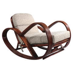 Pretzel Bamboo Rocking Chair after Frankl