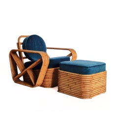 Pretzel Strand Club Chair by Paul Frankl, 1940s