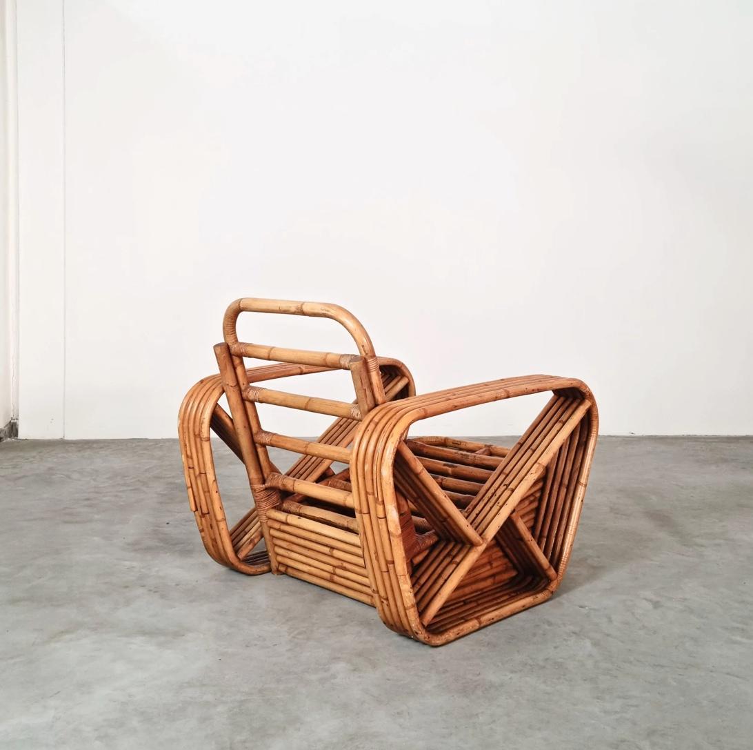Pretzel Strand Club Chair by Paul Frankl, 1940s For Sale 2