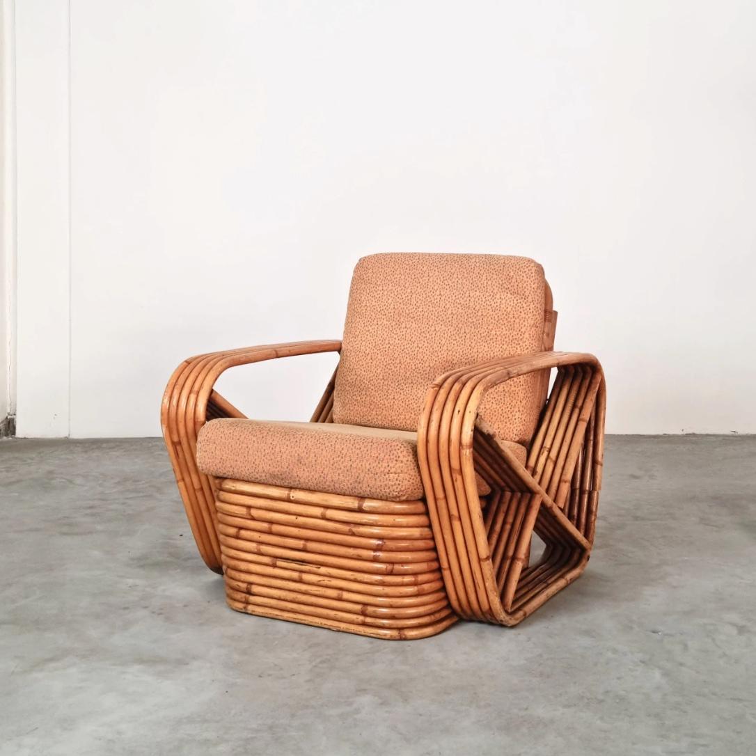Pretzel Strand Club Chair by Paul Frankl, 1940s For Sale