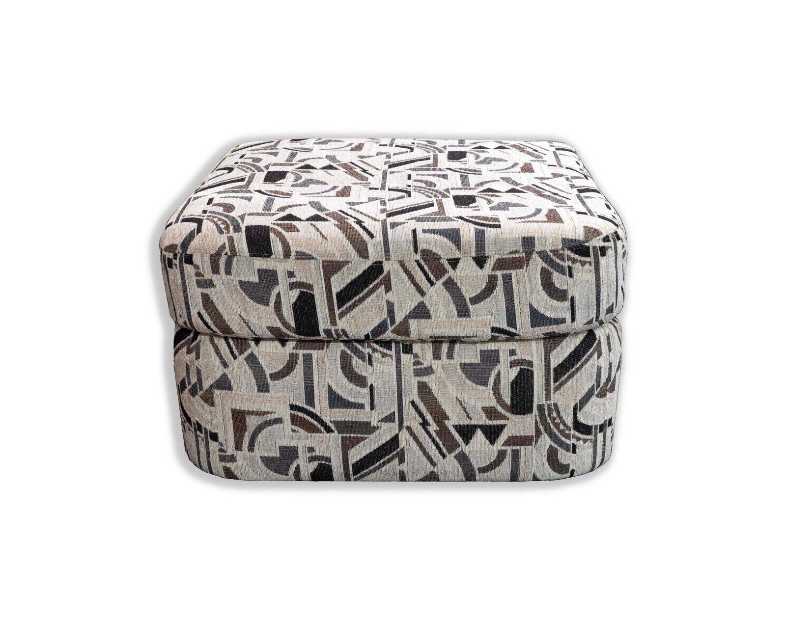 Introducing the Patterned Square Ottoman by Preview Furniture Corporation – a striking addition to contemporary modern interiors. This ottoman seamlessly combines style and functionality with its eye-catching patterned upholstery, bringing a dynamic